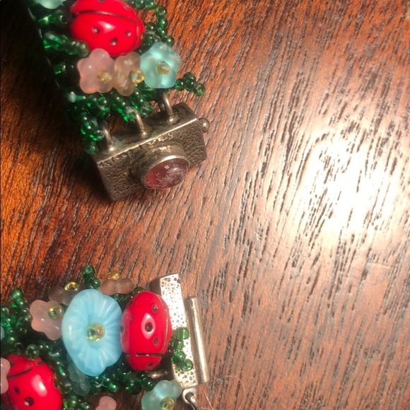 One of a kind beaded bracelet - Picture 4 of 4